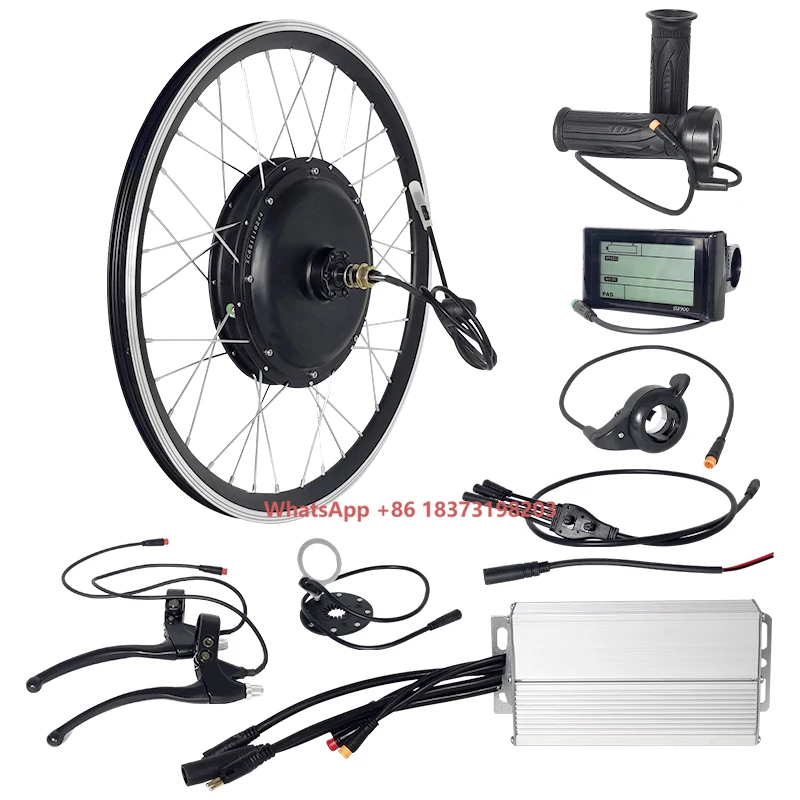 新型電動変換キット 72v 12000w 6000w 電動バ - 12000W Electric Motorcycle Hub Motor のレビューと価格